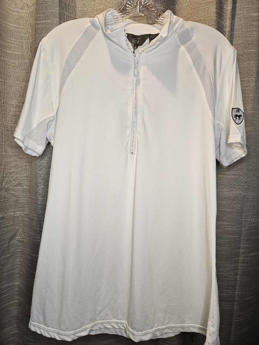 Goode Rider Short Sleeve Show Shirt White XLarge New equestrian